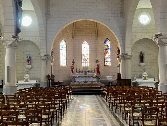 Intérieur de l'église Saint-Martin de Vis-en-Artois