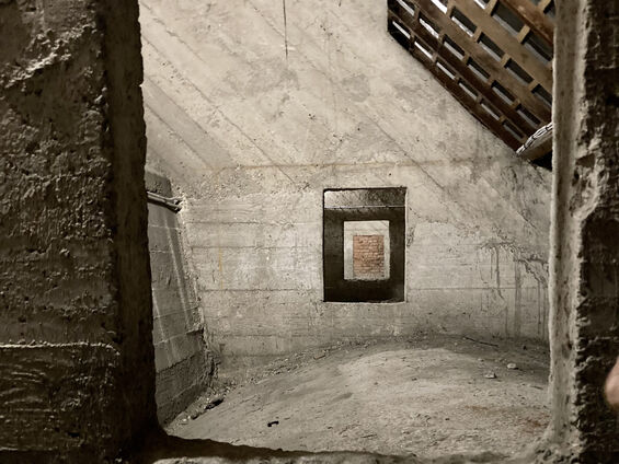 Intérieur de l'église Saint-Martin de Vis-en-Artois, vue depuis la charpente