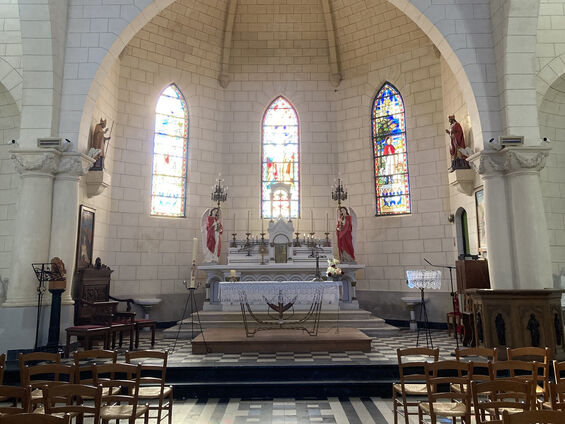 Intérieur de l'église Saint-Martin de Vis-en-Artois